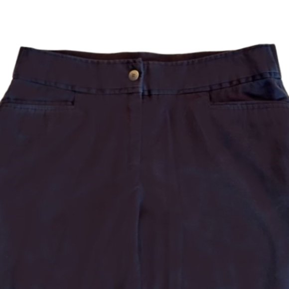 NEW Sag Harbor Navy Capris Size 6P - Picture 2 of 9